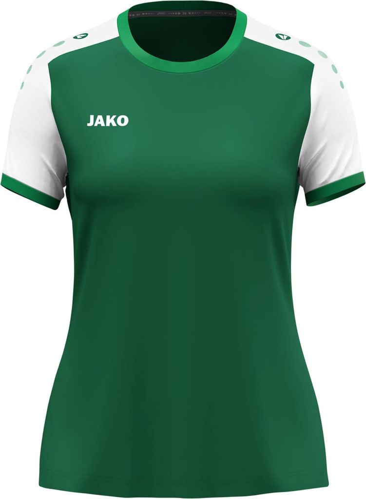 JAKO Damen Trikot Dynamic KA - 4270D, Farbe:dunkelgrün/weiß/grün, Größe:L (42/44)