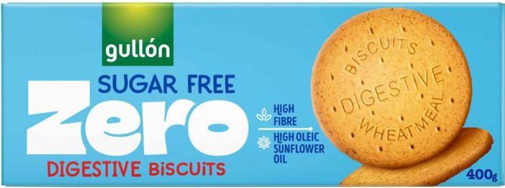 Gullón Sugar Free Zero Digestive Biscuits 400g Produktbild 