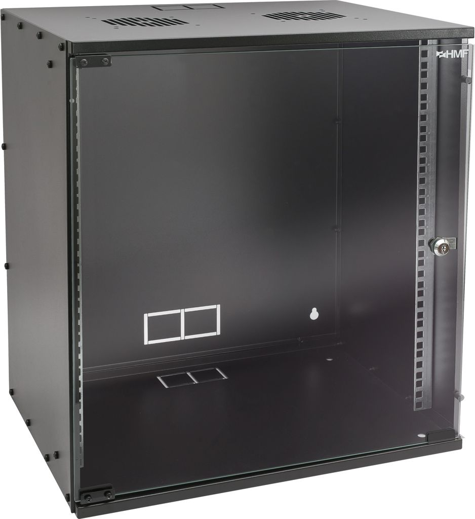 HMF 65712-02 Serverschrank 19 Zoll, 12 HE, Netzwerkschrank, Produktbild 1