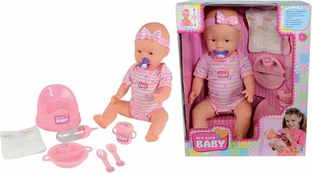 Simba New Born Baby Doll - Dětská panenka - Girl Baby Doll Obrázek produktu 34