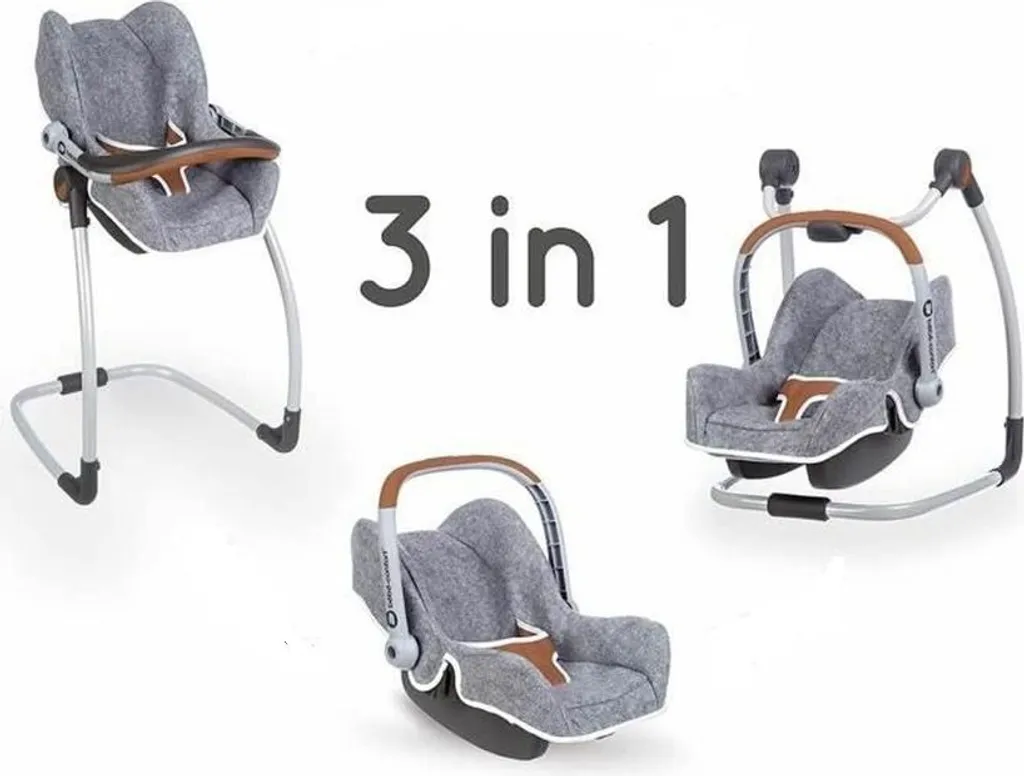 Smoby Chaise d'alimentation 3 en 1 240216 - Chaise haute pour poupon