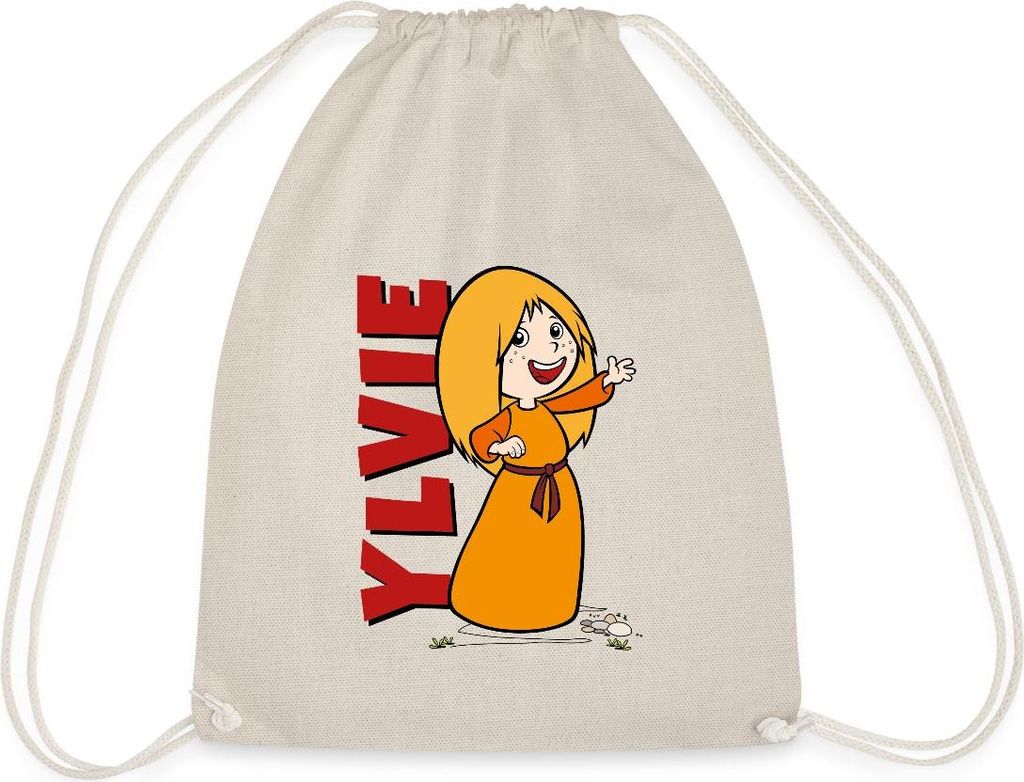Spreadshirt Wickie Und Die Starken Männer Ylvie Turnbeutel, One size, Natur