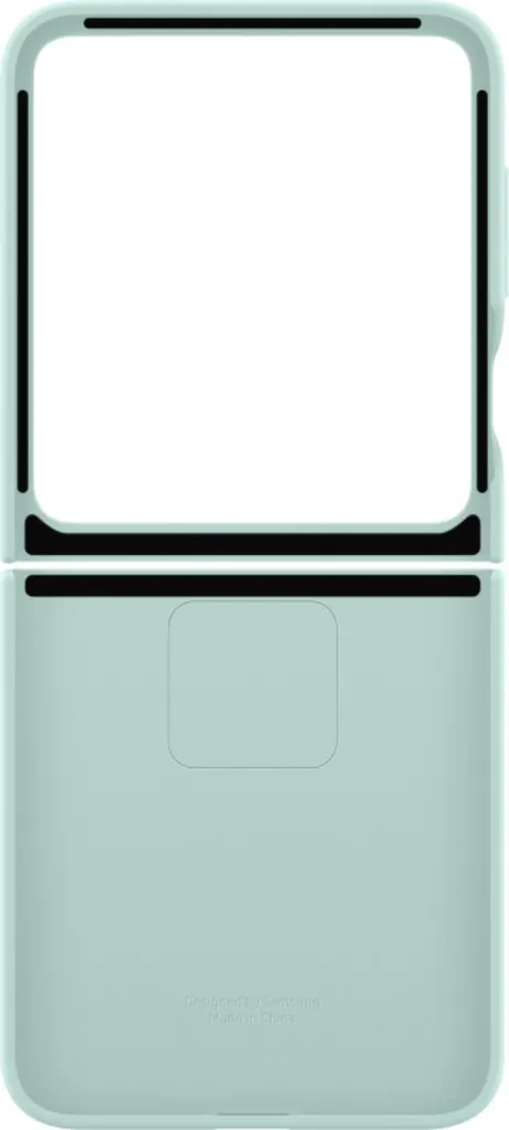 Cover Silicone Samsung Galaxy Z Flip6 Menta EF-PF741TMEGWW con Anello - 7