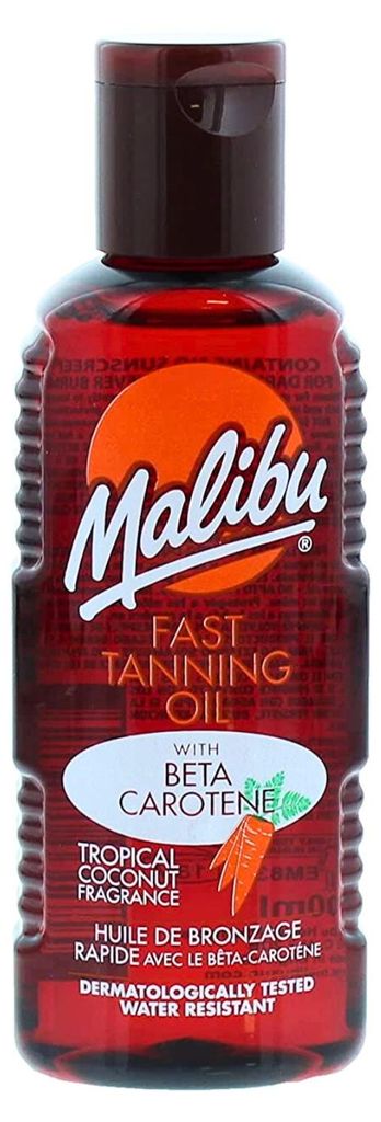 Malibu Fast Tanning Oil bruiningsolie voor snel bruinen 100 Productafbeelding 