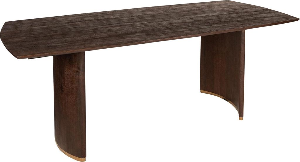PTMD - Esstisch Ostara - Braun - 200 x 100 x 77 cm