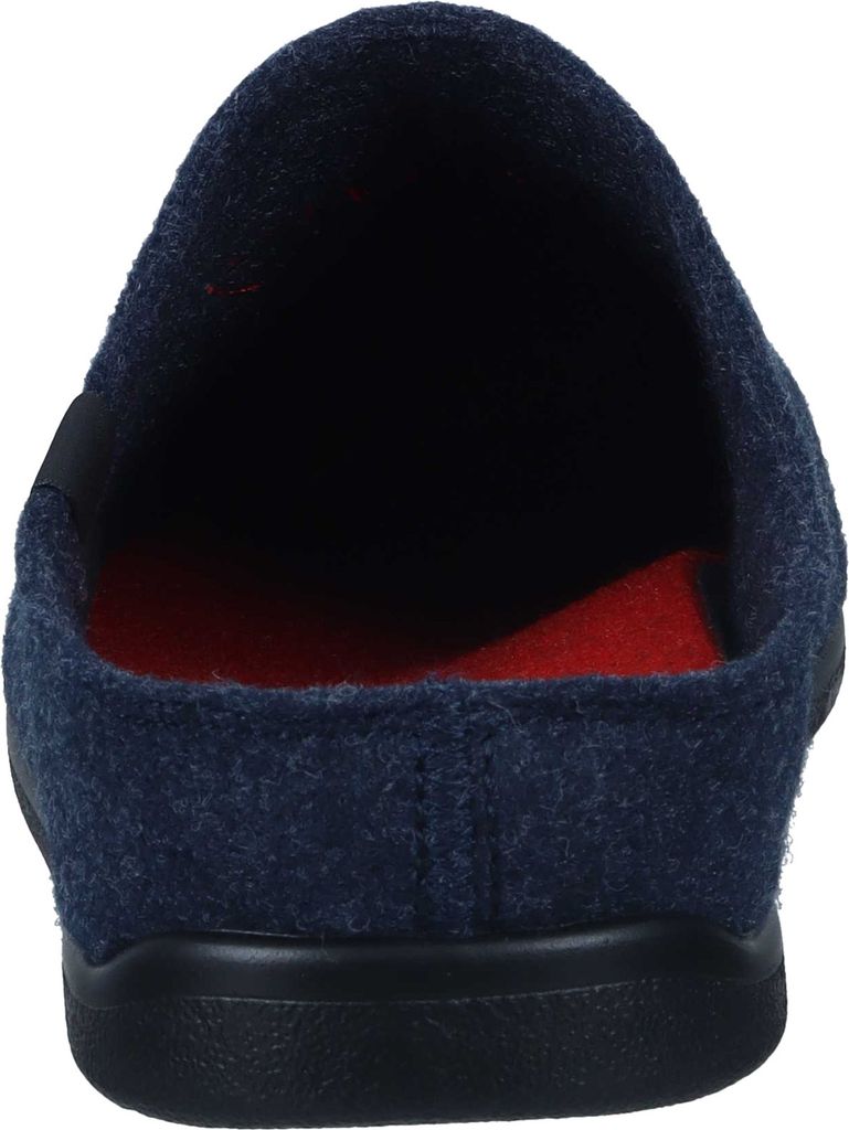 Fly Flot Herren Hausschuh Pantoffel Filz leicht bequem 220050, Größe:45 EU, Farbe:Blau