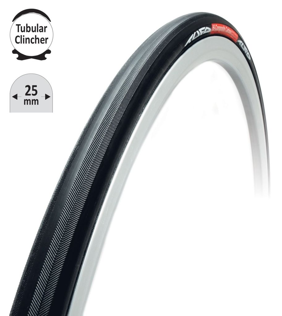 TUFO Reifen - C HI-COMPOSITE CARBON 28" 25 mm - Schwarz