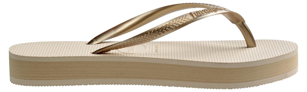 Sandalias de tacón Havaianas Slim Flatform "Beige" para Uni Imagen del producto 