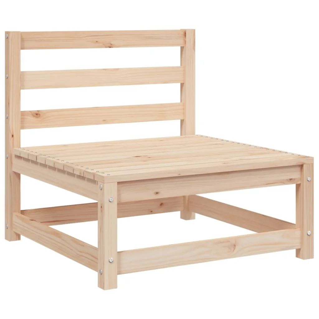 Divano da giardino senza braccioli 70x70x67 cm in legno di pino massiccio