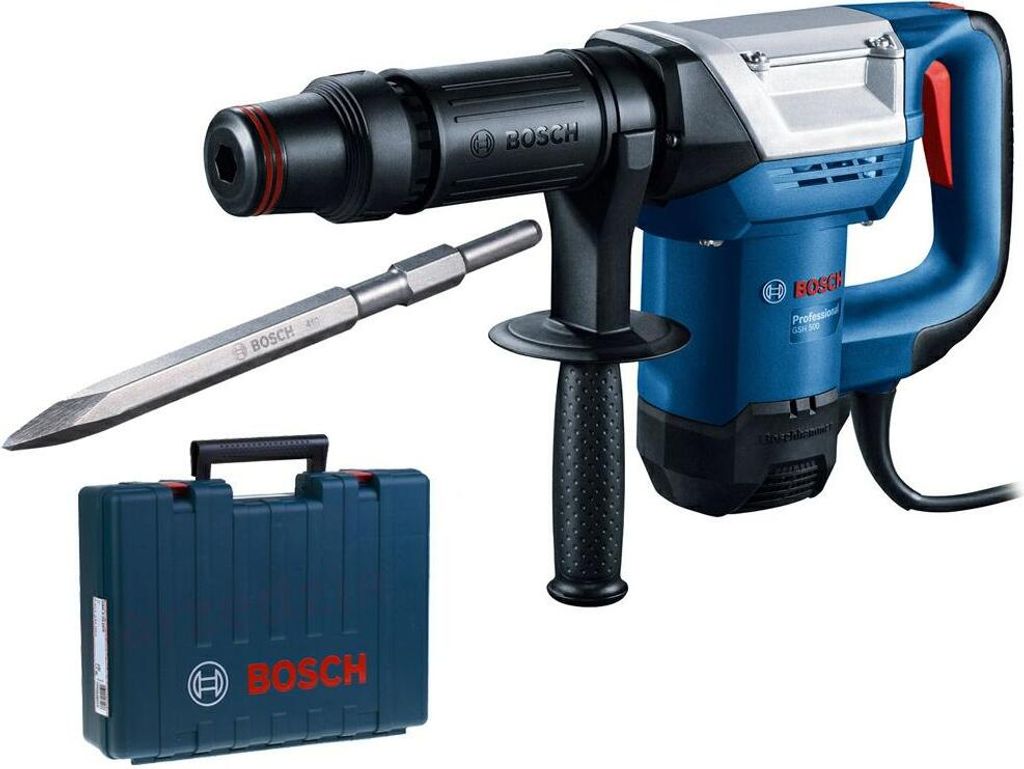 Bosch GSH 500, SDS Max, Czarny, Niebieski, Czerwony, Zdjęcie produktu 