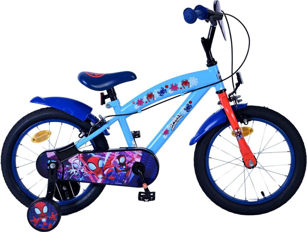 VOLARE Kinderfahrrad Spidey 16 Zoll, ohne Rücktrittbremse