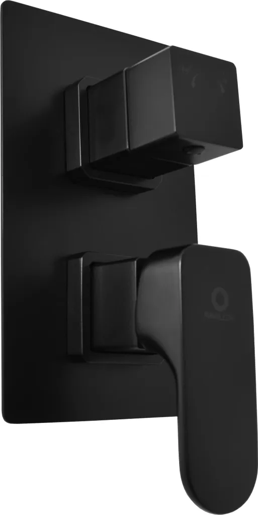 Mélangeur bain-douche YUKON noir mat YU186KCMAT RAV Slezák 2 voies