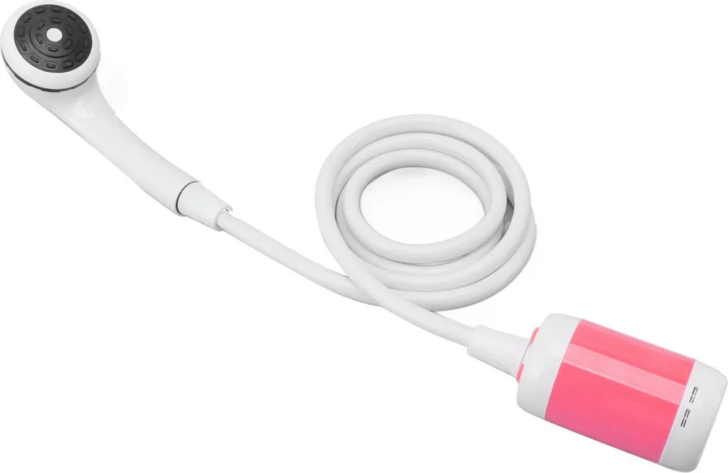 Douche camping SPA portable rose à débit constant et batterie intégrée - 4
