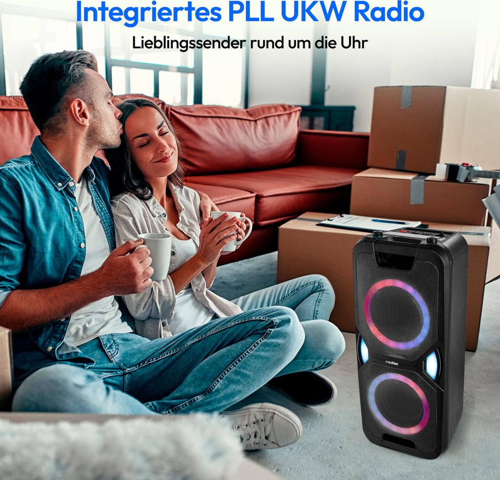 MEDION P61468 Party-Soundsystem (Partylautsprecher inkl. Produktbild 6