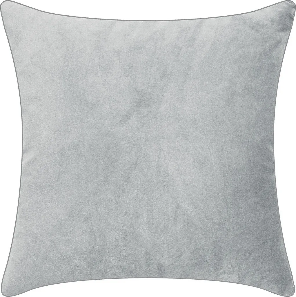 PAD Copricuscino Velluto Elegance Grigio Chiaro 50x50 - Lusso Italiano