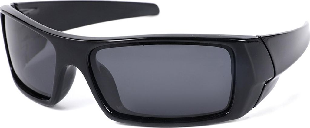 Superdunkle, polarisierte Sonnenbrille mit schwarzen Produktbild 