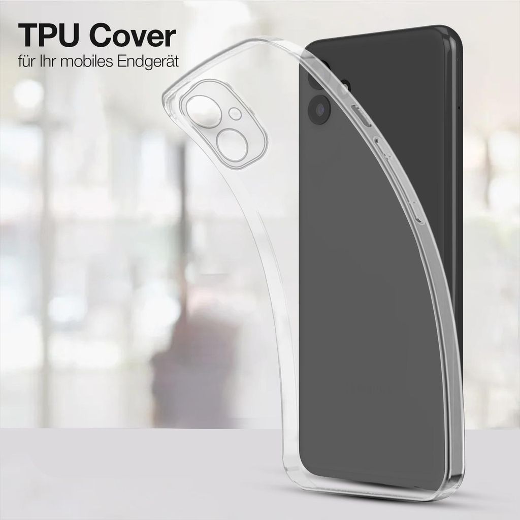 Slim Cover für Samsung Galaxy A05 Hülle Transparent Flexibel Elastisch Backcover Schutzhülle Handyhülle