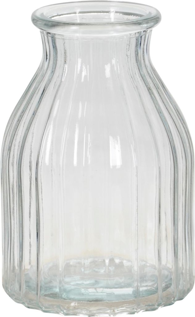 2x Glasvase Vase klar Ø12cm H18cm Tischvase Dekoration Hochzeit Deko