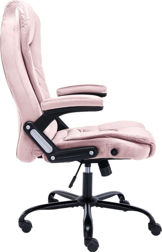 "2026 Aktion"Gaming Chair - CLORIS - Bürostuhl - Ergonomischer und langlebig - Rosa Samt - 67 x 71 x (110 - 119) cm - NeuMöbel6012385