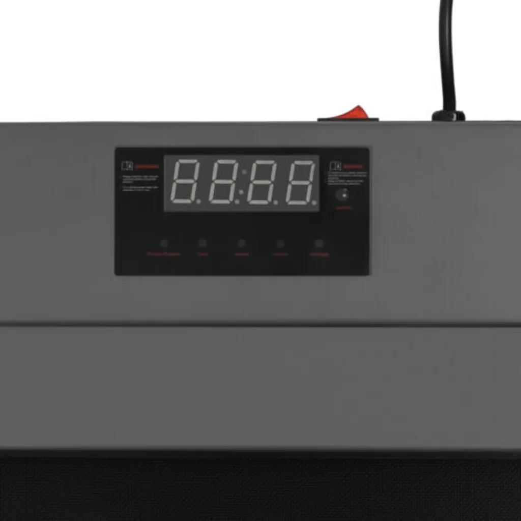 Tapis de course électrique 740W 1CV ultraplat avec télécommande - Gris - 2