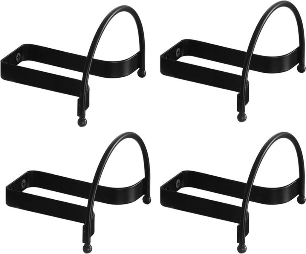 2/4 Stück Cowboyhuthalter, Hutaufhänger, halbrundes Design, Wandhalterung, Cowboyhutständer, Westernhut-Displayhalter