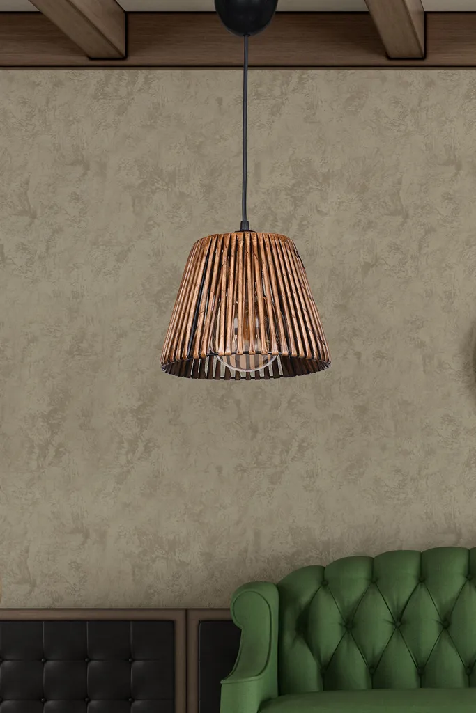 Opviq Nove Lampadario Nero in Metallo 20x20x75 cm | Design Moderno