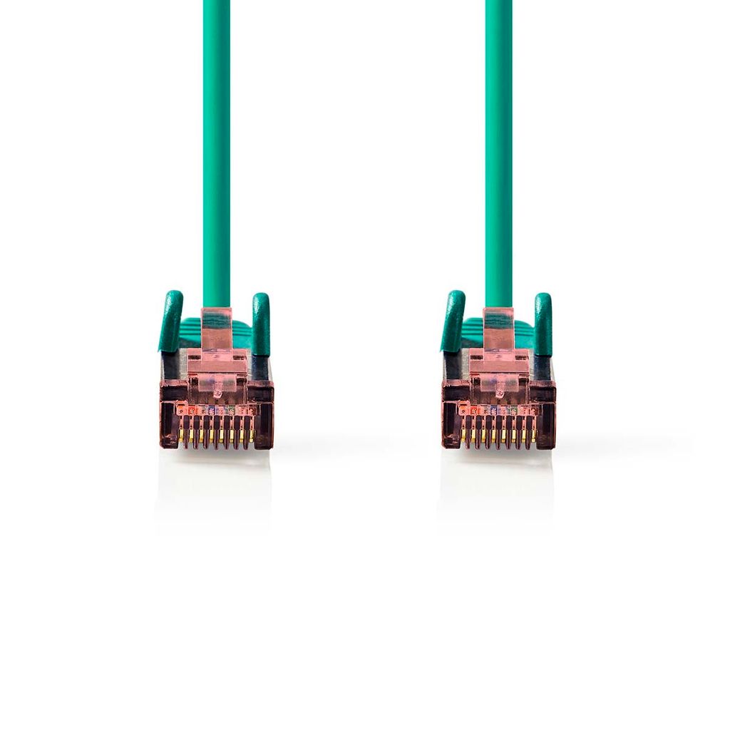 Nedis CAT6-Netzwerkkabel - RJ45 Stecker - RJ45 Stecker - S/FTP - 7.50 m - Rund - LSZH - Grün - Plastikbeutel