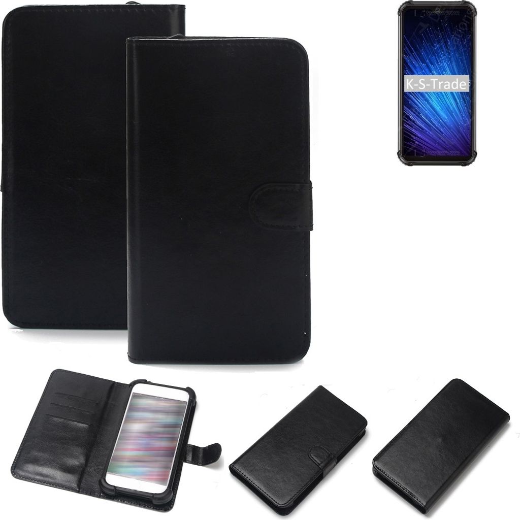 K-S-Trade Handyhülle Schutzhülle kompatibel mit Blackview BV9800 Pro Handy Schutz Hülle Handyhülle Bumper schwarz 1x