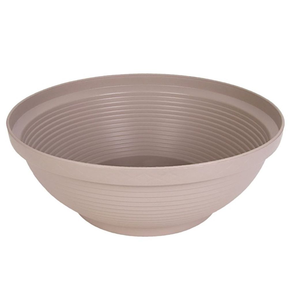 Pflanzschale Misa Blumenschale Pflanzkübel Blumentopf Blumenkübel Deko 40x17cm, Farbe:beige
