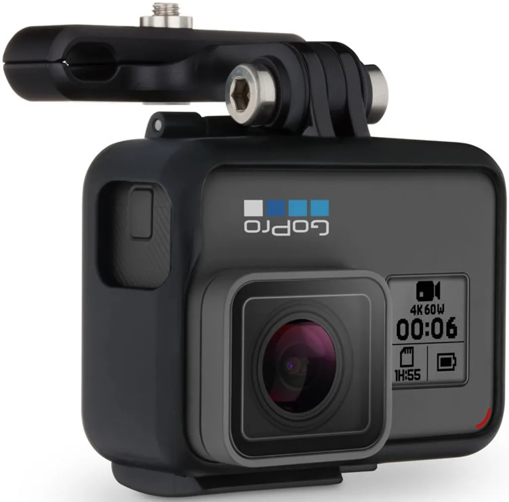 Support de selle vélo en métal pour caméra GoPro - Fixation noire