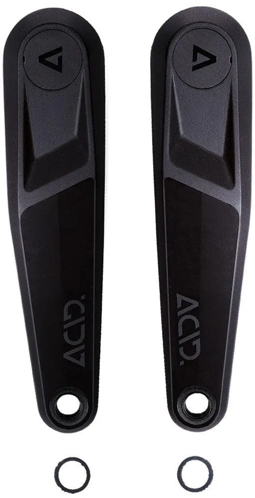 Manivelle de rechange pour vélo Acid Hybrid Pro noire de 170 mm