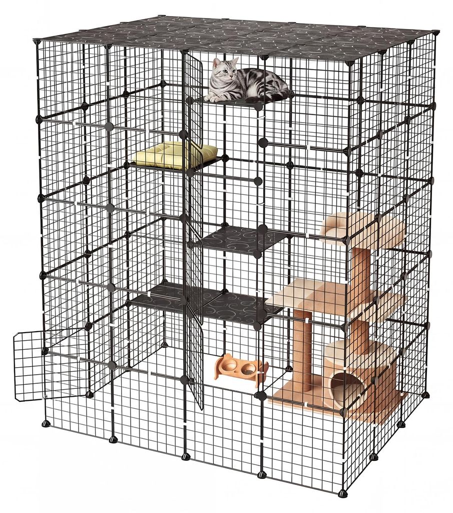 VEVOR, cage pour chat, enclos pour chat, parcours pour chat Image du produit 