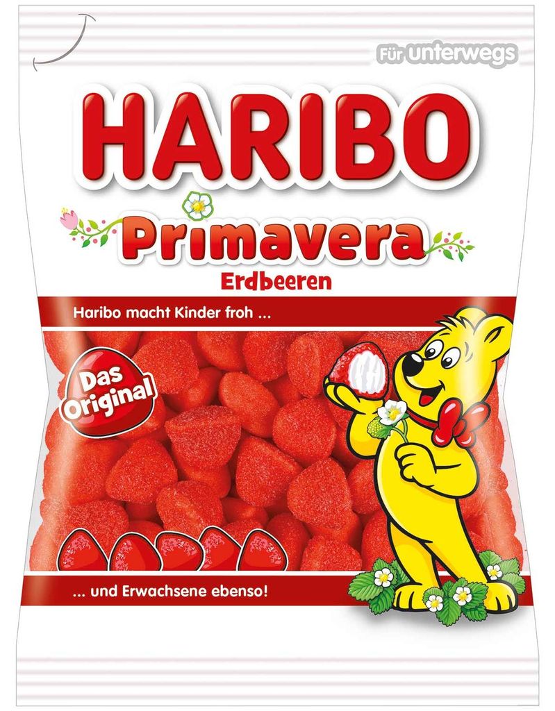 HARIBO 10051509 HARIBO Primavera Erdbeeren 100,0 g Immagine del prodotto 