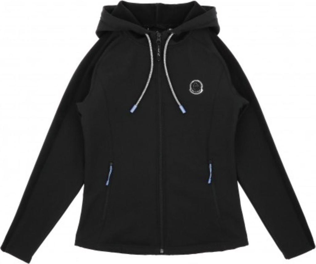 Ekkia EQUITHÈME Je t ́aime Damen Softshell Jacke Victoria black, Größe:XL