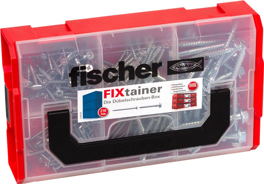 fischer FIXtainer - Dübelschraube Produktbild 
