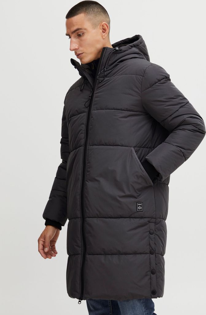 11 Project PRDooby Parka Herren Übergangsjacke Parka Lange Jacke Lange Winterjacke Winterparka mit Kapuze und Steppungen Regular Fit