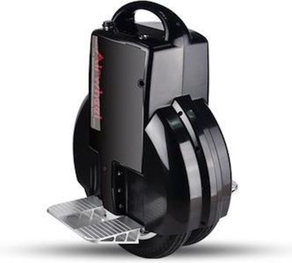Airwheel Q3 Elektrisches Einrad mit Doppelrad, leistungsstarker Motor, Schwarz