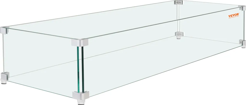 Pare-vent pour Foyer de Table et Brasero de Terrasse Anti-Courant d'Air