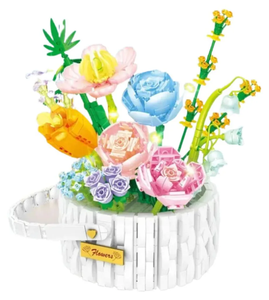 Composition florale lumineuse en blocs de 1376 pcs