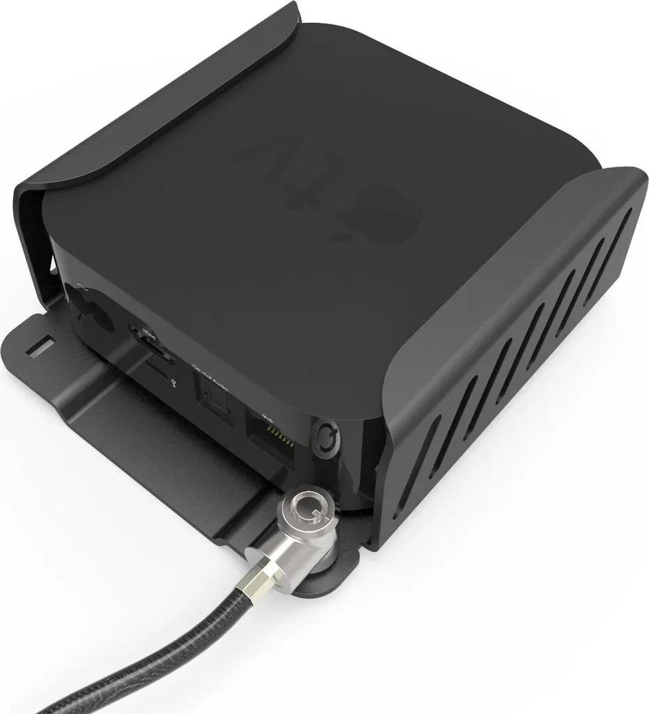 Compulocks Maclocks Support Sécurisé pour Apple TV 4ème Génération - Noir - 3