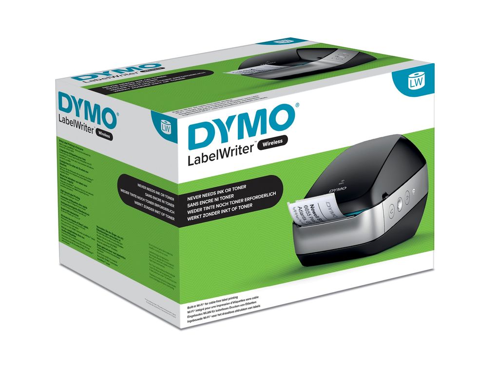 DYMO LabelWriter tiskárna Wifi - černá, Přímý tepelný, 600 Obrázek produktu 