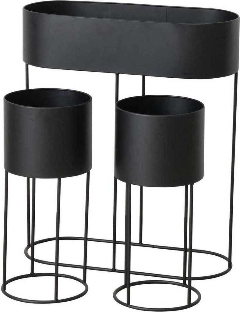 Blumenständer aus Metall AURELA, 3er-Set