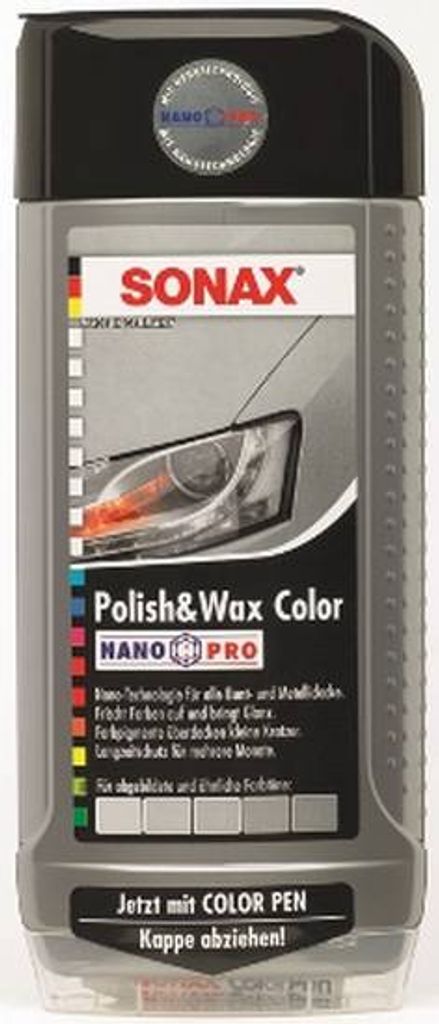 Sonax Polish & Wax Color silber grau 500ml Produktbild 2