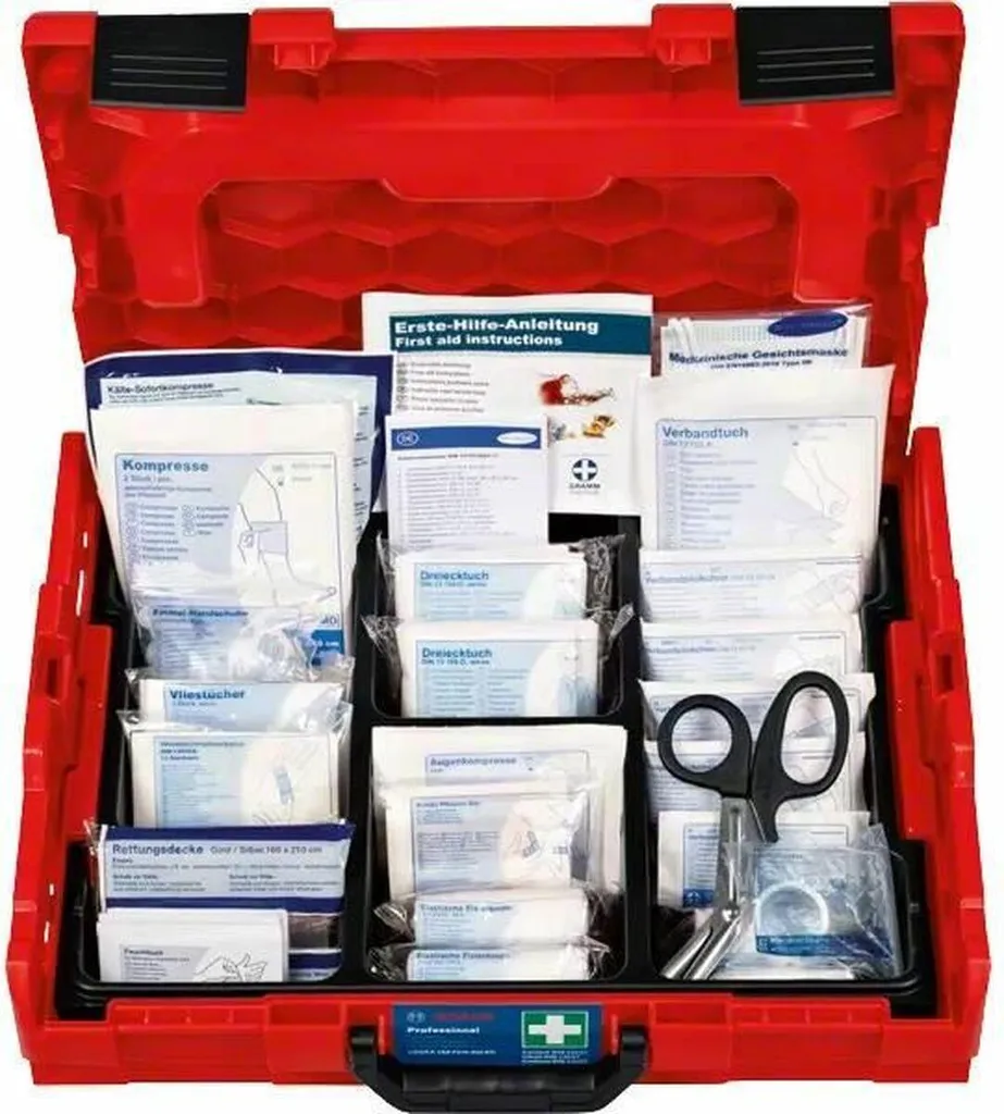 Malette de Secours Bosch L-Boxx 102 - 1600A02X2R Rouge pour Chantier