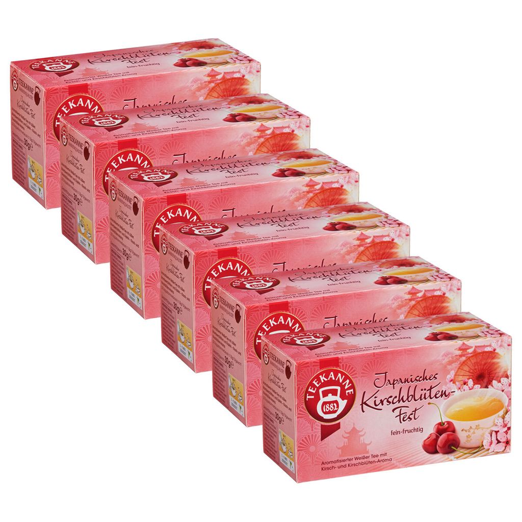 Teekanne Japanisches Kirschblütenfest Ländertee 30g 6er Produktbild 