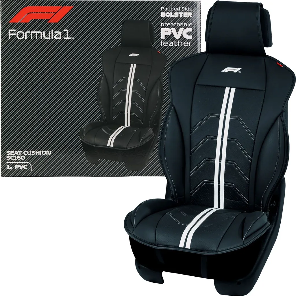 Set Coprisedili SC160 Nero-Bianco Universale: Stile Racing Garantito