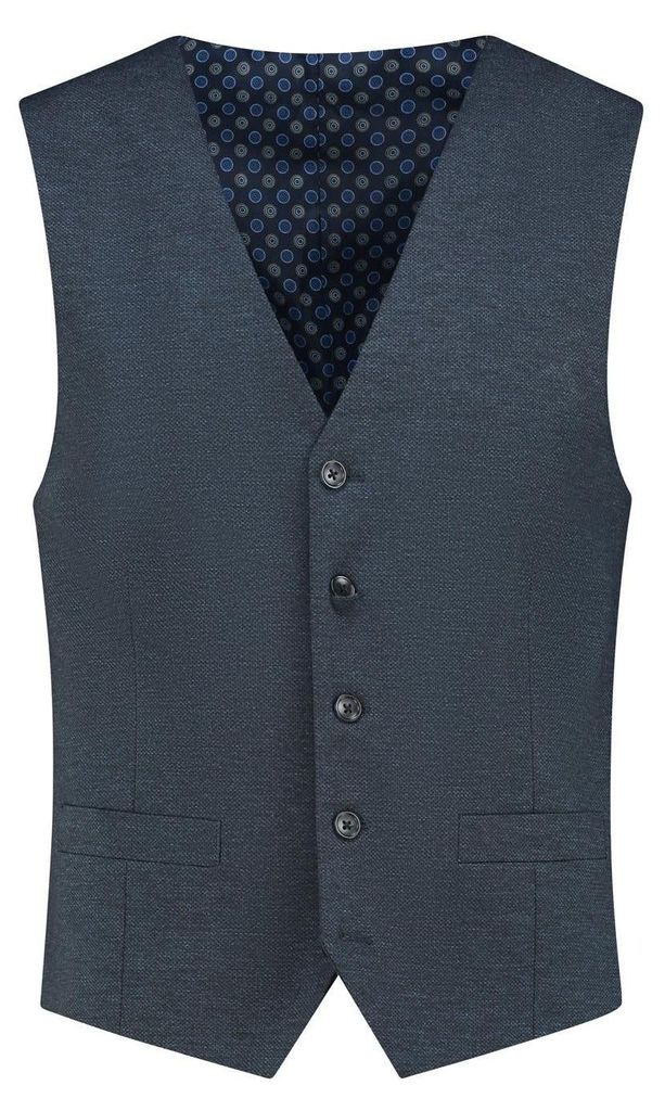 Gents – Herren Weste – Weste - Polyester-Viskose - Blauw - Größe 48/48