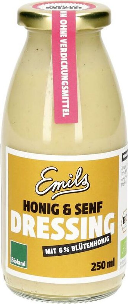 Emils -Manufaktur Honig & Senf Dressing - - 250ml x 6 - 6er Pack VPE
