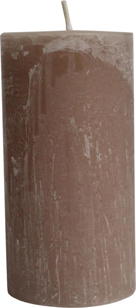 PTMD – Rustikale Outdoor-Kerze – Beige – 15 x 15 x 30 cm