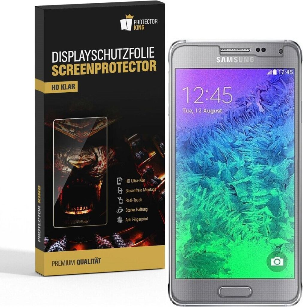 3x Displayschutzfolie für Samsung Galaxy Alpha Displayfolie Schutzfolie HD KLAR